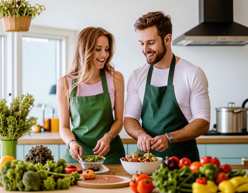 Vårt team förbereder superfood